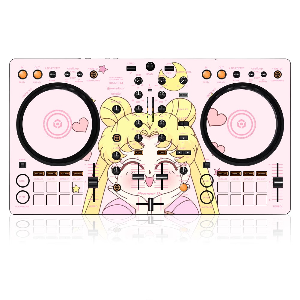 先锋DDJ-FLX4贴膜一体机先锋flx4控制器打碟机ddjflx4贴纸彩贴