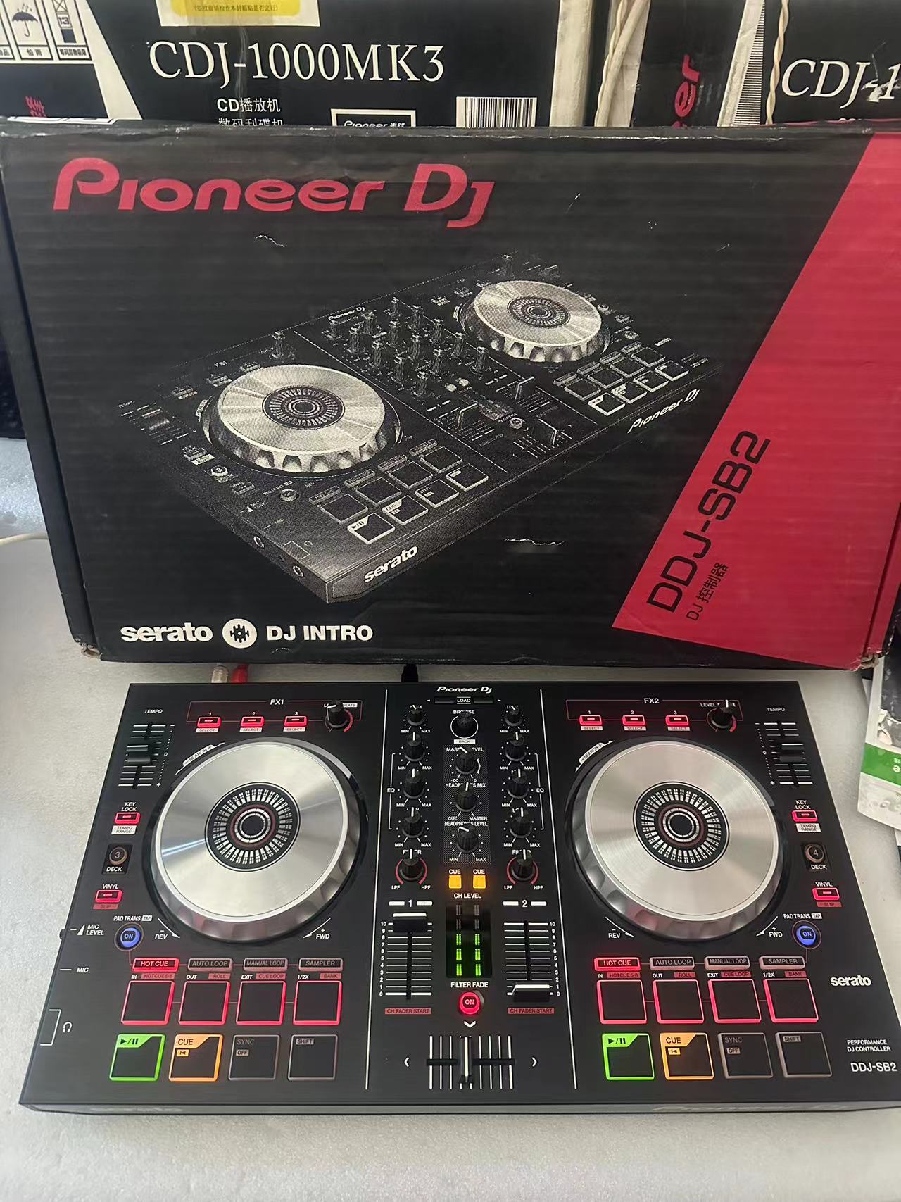 先锋DDJ-SB2打碟机ddjsb2控制器先锋sb2一体机Serato Dj Lite软件 影音电器 打碟机 原图主图