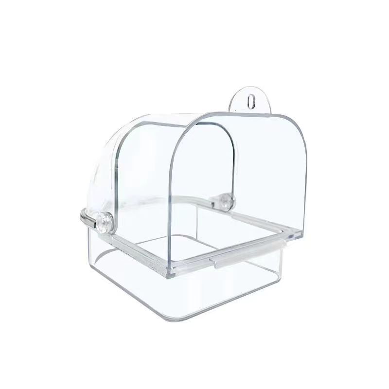 透明亚克力鸟笼防溅围栏宠物鸟禽用品防溅射溅围栏