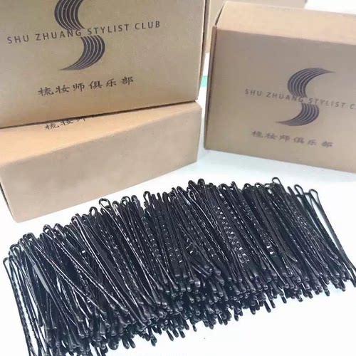 梳妆师俱乐部黑色小巧一字夹