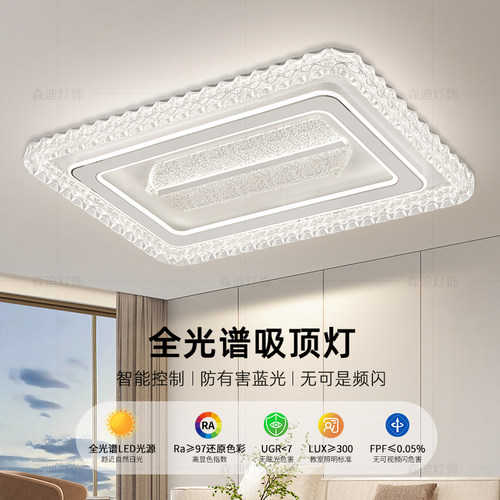 2026新款轻奢LED客厅吸顶灯