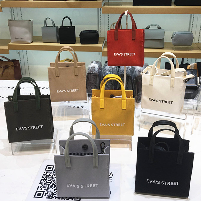 韩国代购帆布女包斜跨包单肩包手提包小款夏季新款纯色字母休闲包