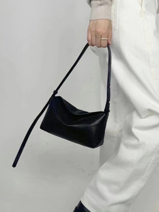 韩国代购BUCKSLEATHER新款羊皮斜跨手提单肩百搭休闲时尚纯色女包