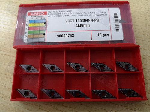 德国ARNO原装VCGT110304FN-PS AM5020进口外圆35度R0.4精车刀粒