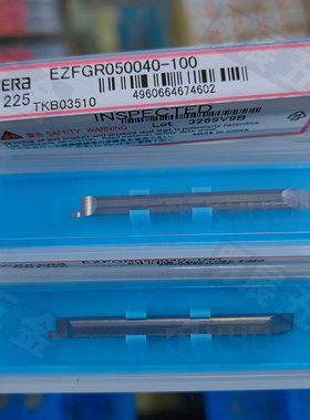 现货EZFGR050040-100 PR1225端面槽1.0进口京瓷小径整体硬质合金