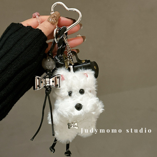 西高地狗狗挂件新款少女可爱包挂