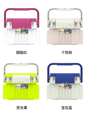 明邦路亚路亚箱双层便携钓箱