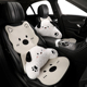 透气卡通座套女半包 后座座椅套新款 汽车坐垫四季 通用可爱座垫夏季