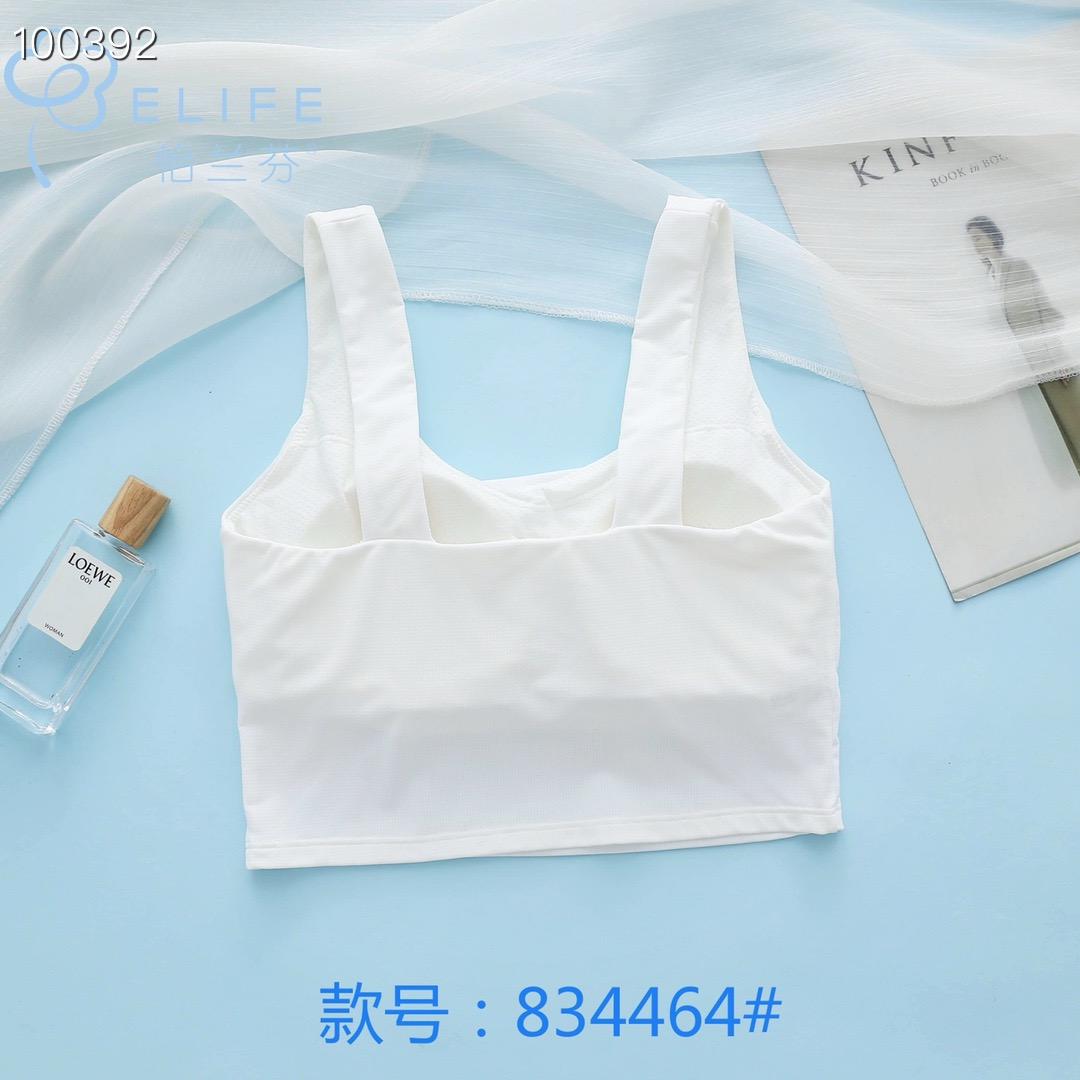 背心式包邮防走光运动内衣怡兰芬