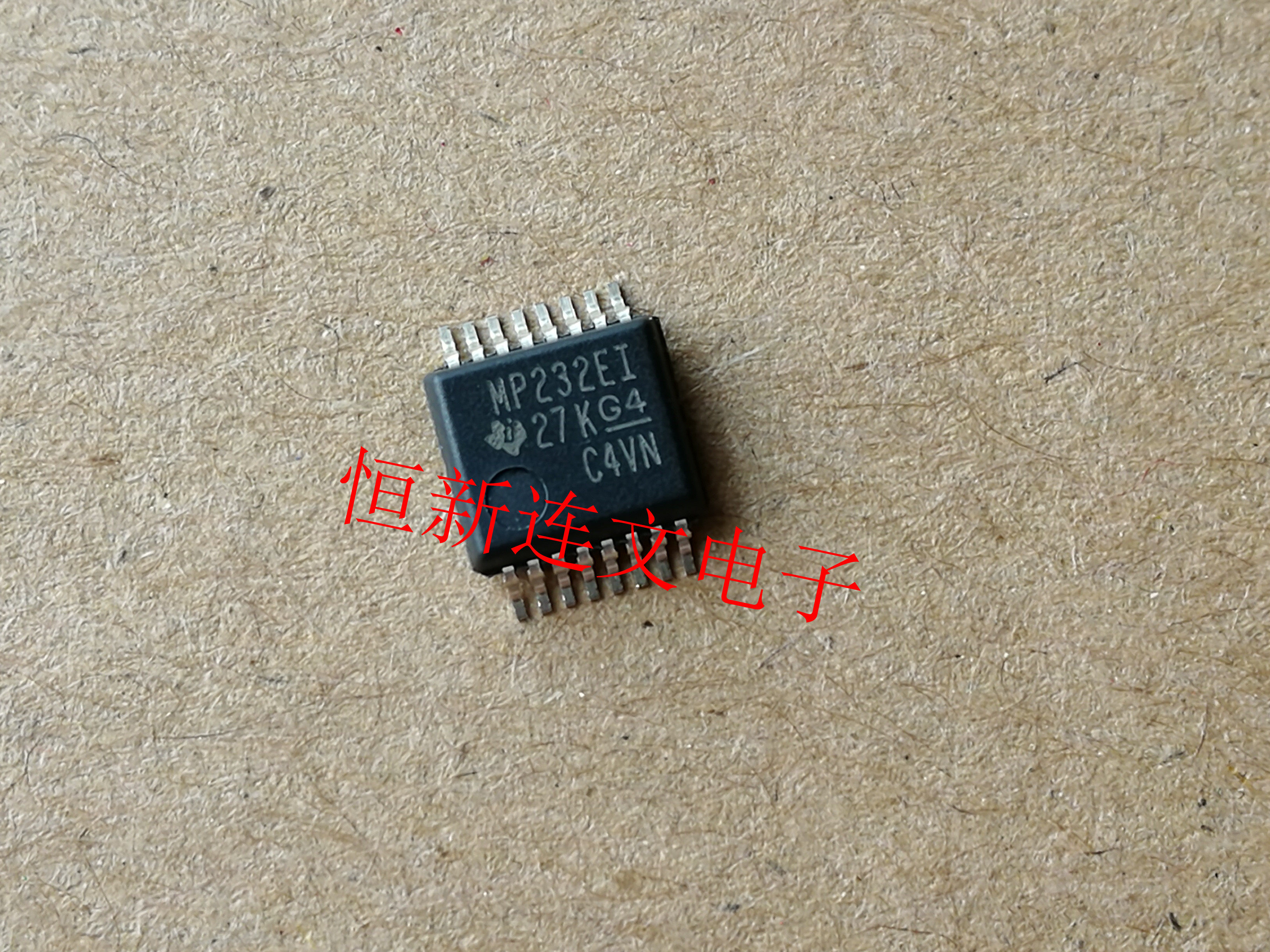 MAX3232EIPWR MP232EI TSSOP16 RS-232收发器 进口现货 可直拍