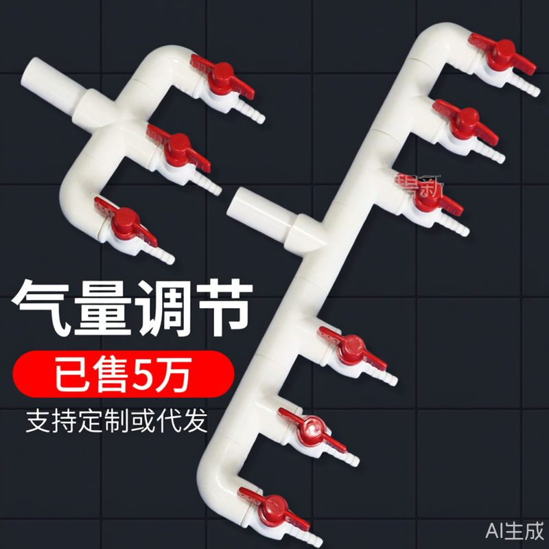 鱼车气量调节分流器4分6/10其它水族用具设备