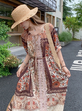 首发新品【大货已出】波西米亚民族风连衣裙S630 P135 K198