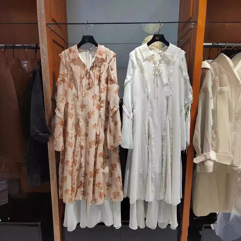 纯原家2024春夏新品淑女系带气质