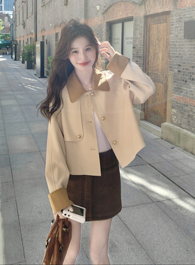 现货主推~秋季新款百搭短款休闲薄款外套2B237-6063-P155-K238