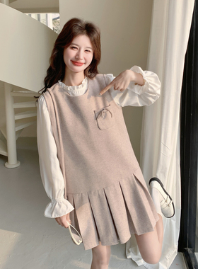 26春装新款两件套衬衫+背心裙瑞纺2D044-2707-P155-K248