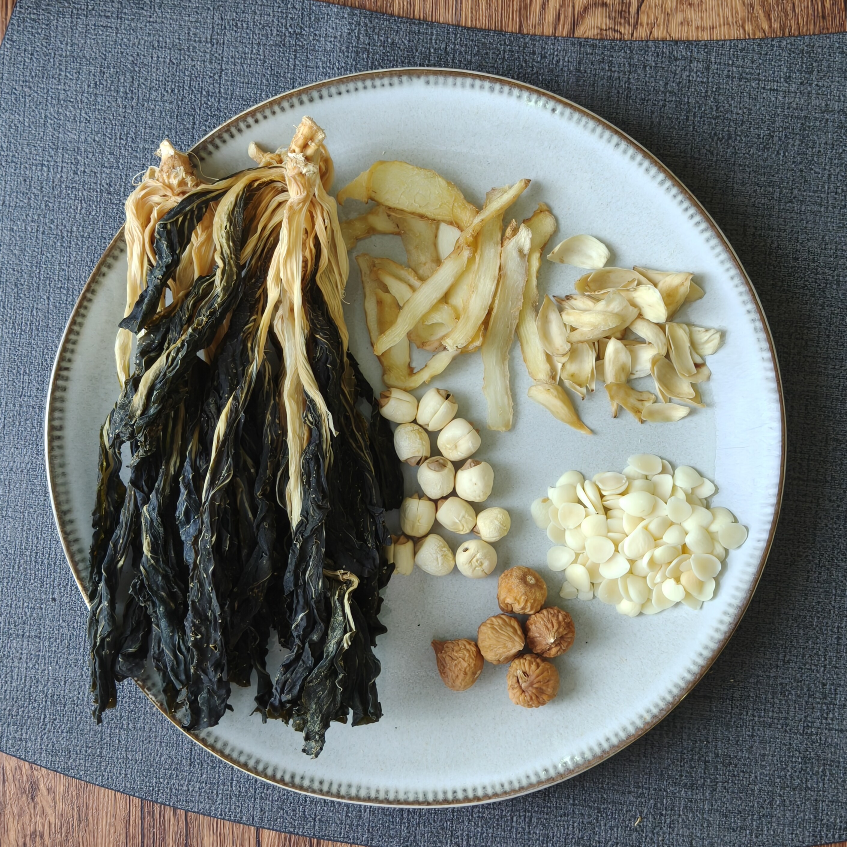 【3包】南北杏菜干百合汤汤料包莲子煲汤材料干货清润养肺排骨汤