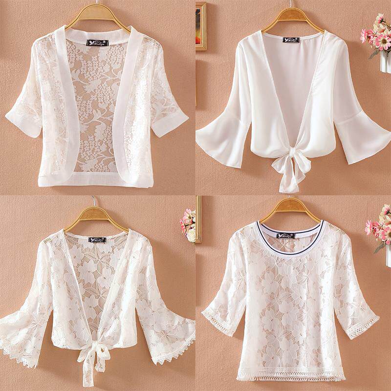 斗篷透气单层夏季女开衫吊带蛋糕裙连衣裙配防晒衫2019披肩办公室|ruв категории Женская одежда, короткое пальто - от Buy2taobao.com для оказания профессиональной услуги покупки агента Taobao