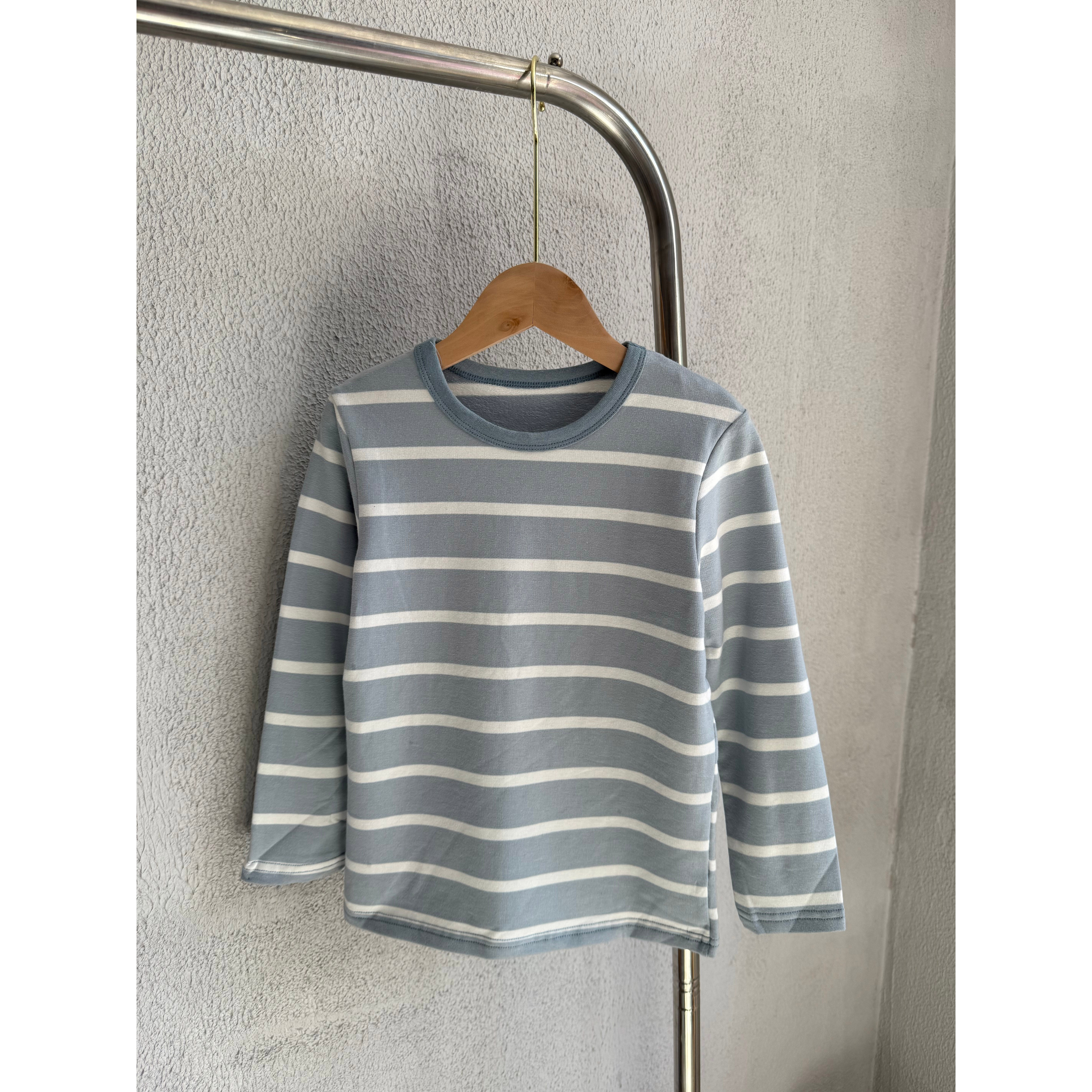 120-130吊牌 卖完下架~日系西松屋打底衫T恤 柔软高弹软毛圈材质