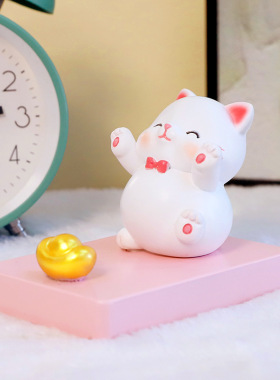 柏顺树脂可爱风装饰摆件