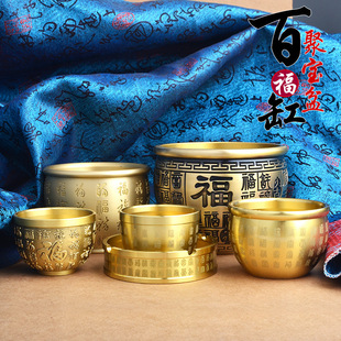 纯黄铜防飞灰带盖烟灰缸家用客厅车载茶桌老板办公桌高端铜制灰缸