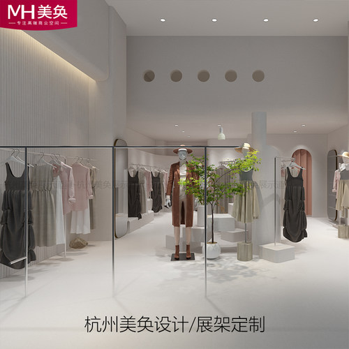 不锈钢服装店展示架挂衣杆