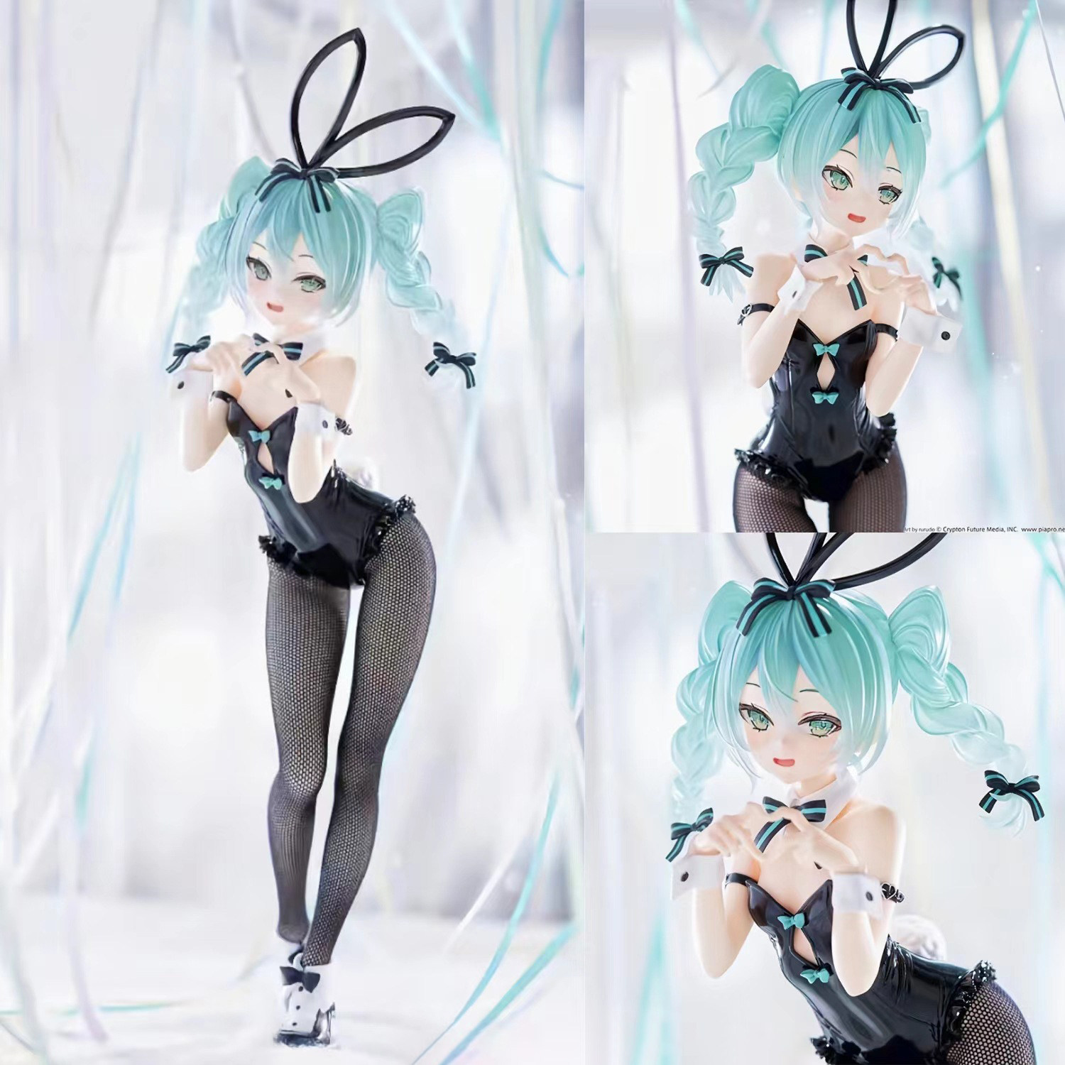 樱花初音未来手办国产坐姿初音二次元动漫机箱模型桌面摆件礼物图片