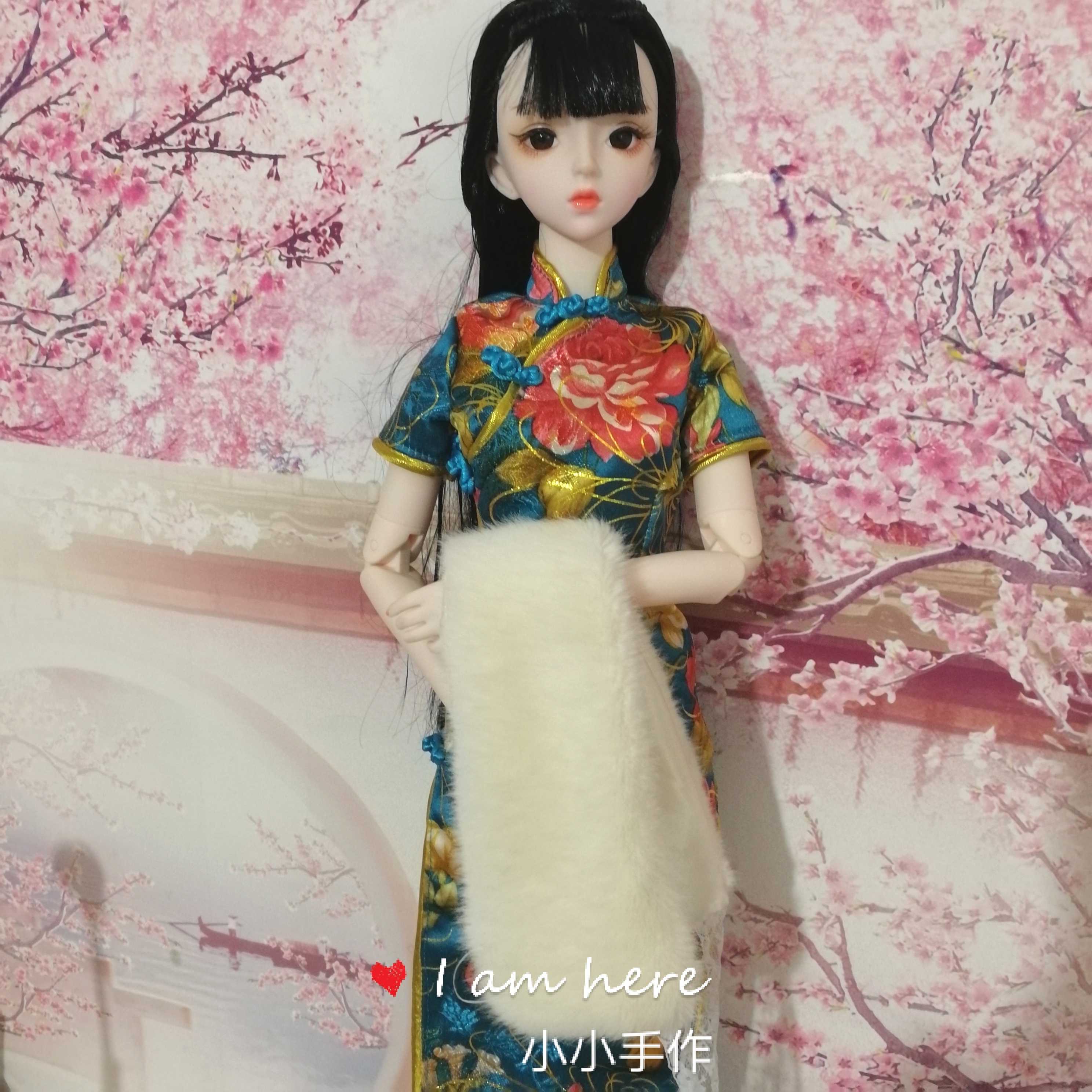 叶罗丽旗袍搭配披肩德必胜娃之恋黛米娃衣60厘米娃娃衣服披肩