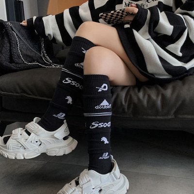 UINXX 五层式Doublet分层设计棉质运动长筒袜男女日系潮中筒袜