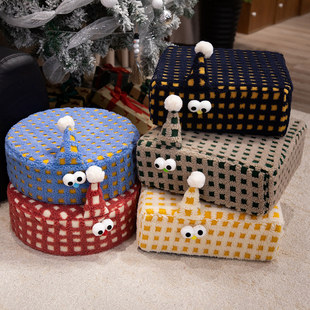 多巴胺小怪兽海绵加厚加高坐垫方形 圆形 客厅地板懒人沙发读书角