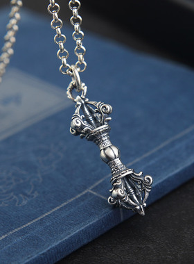 男女通用纯银项链吊坠真银保真