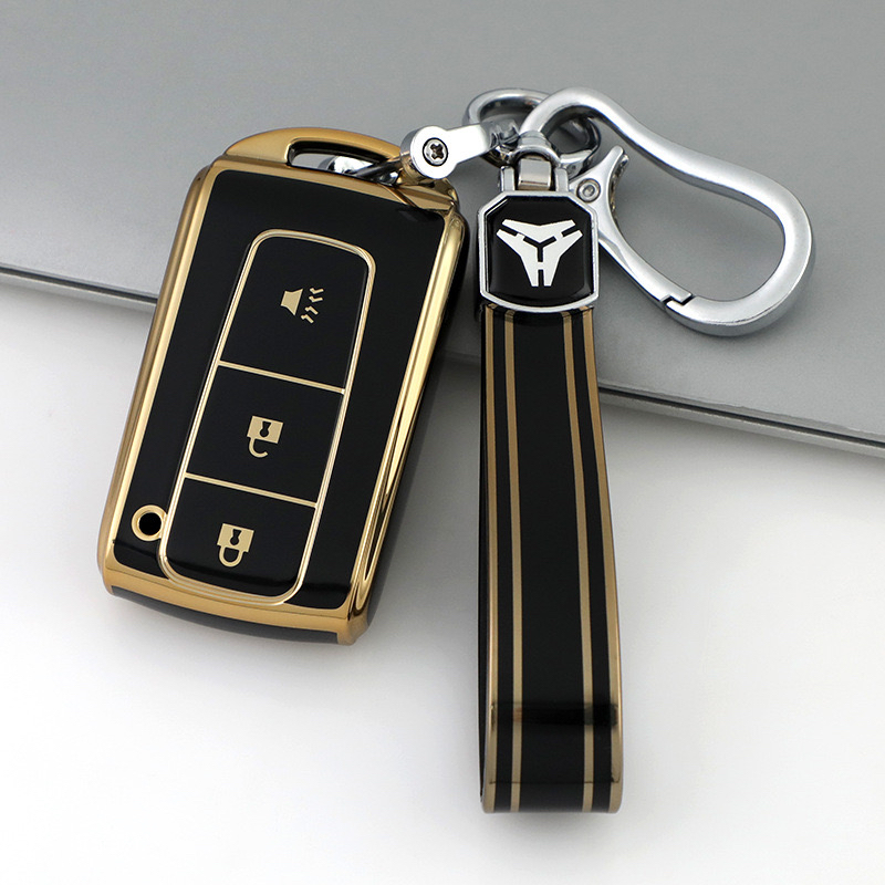 专用丰田皇冠钥匙套08老款05普锐斯12代汽车包扣04-09Prius保护套