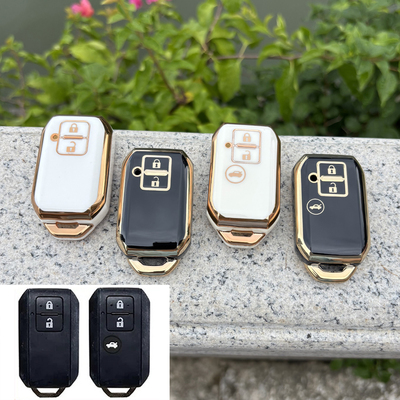 适用于日本铃木吉姆尼SUZUKI雨燕solio金边汽车钥匙套马自达swift