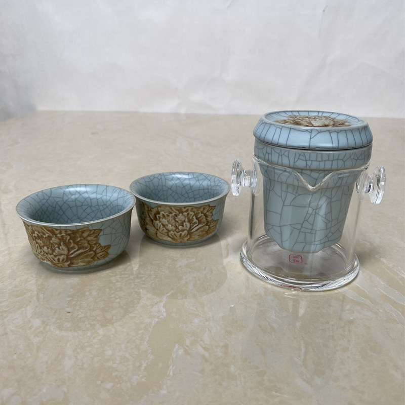 台湾建窑便携旅行茶具套装