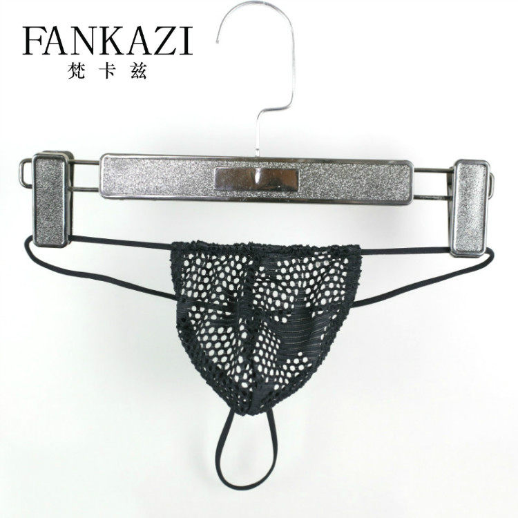 透气涤纶性感低腰男士内裤