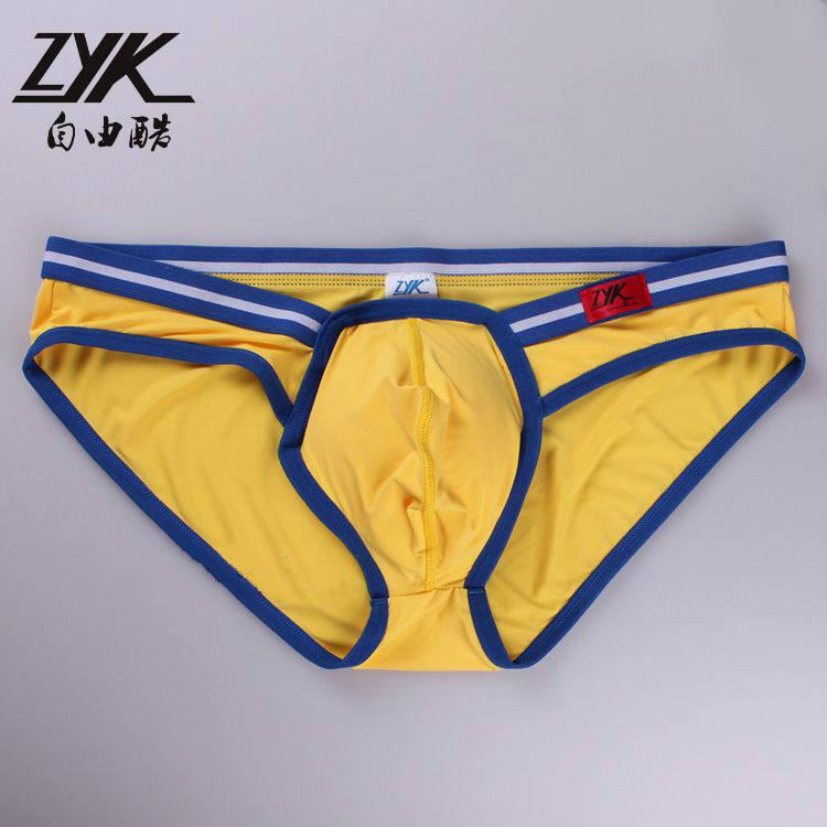 锦纶超薄丝滑性感低腰男士内裤