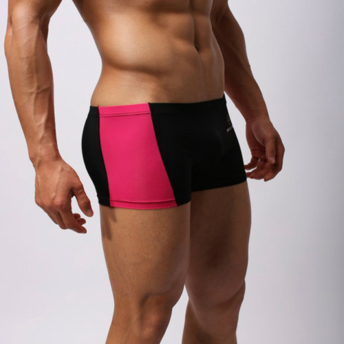 锦纶丝滑一片式性感低腰男士内裤