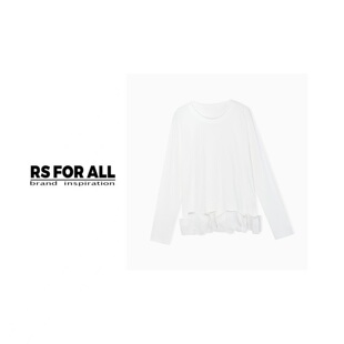 纯棉设计师长袖 ALL 上衣RSZMS6109 FOR