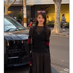 设计感撞色拼接款 春季 ALL 上衣RSMS5671 FOR