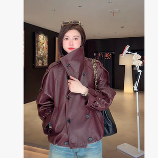 ALL 绵羊皮大翻领收腰款 皮衣外套RSQQ2660 FOR