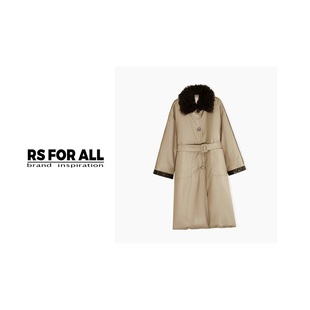 90鹅绒羊皮长款 ALL 收腰鹅绒服RSDL2002 FOR