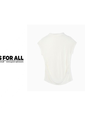 RS FOR ALL  莱赛尔羊毛款收腰圆领T恤RSRX6577