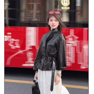 油蜡山羊皮莱赛尔内里皮衣外套RSFSY6006 ALL FOR