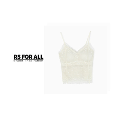 RS FOR ALL  拼接蕾丝吊带背心RSLD6605