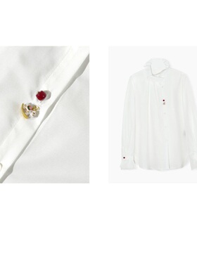 RS FOR ALL  国风新中式抗皱棉衬衫上衣RSYM7777