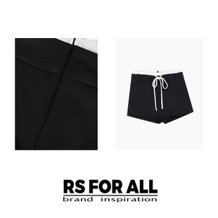 RSKS2150 拼接撞色休闲裙裤 ALL FOR