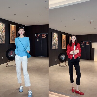 RS FOR ALL  【超薄面膜裤】薄款显瘦牛仔裤RSGP1122