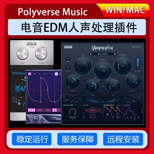 Polyverse Music MANIPULATOR/Gatekeeper/电音EDM人声处理插件