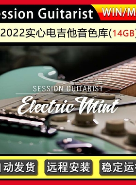 2022实心电吉他音色库-Session Guitarist Electric Mint Library