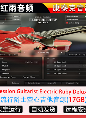 流行爵士空心吉他音源Session Guitarist Electric Ruby Deluxe