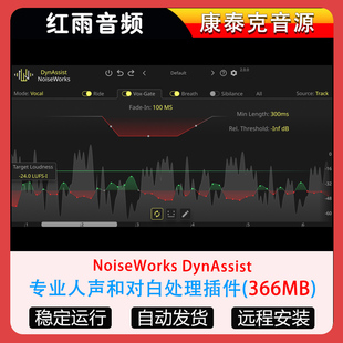 专业人声和对白处理插件NoiseWorks DynAssist WIN+MAC